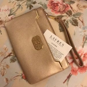 RALPH LAUREN ACADIA LEA WRISTLET